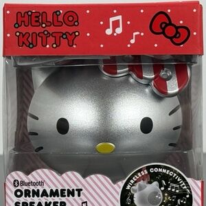 🆕️Hello Kitty Red and Silver Ornament Speaker